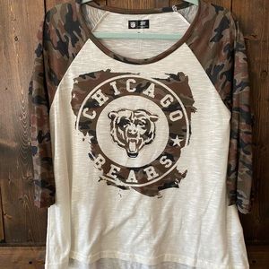 Chicago Bears 3/4 sleeve Camp Shirt